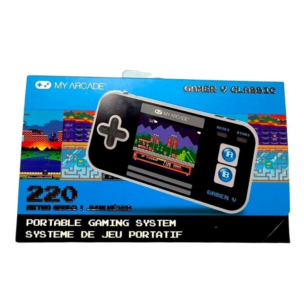 NEW My Arcade Gamer V Classic Portable Gaming System, 220 games